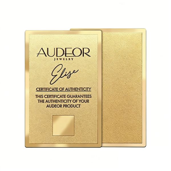 Scratch Resistant Etched Metal Business Cards Brass Mirror Metal Card Waterproof