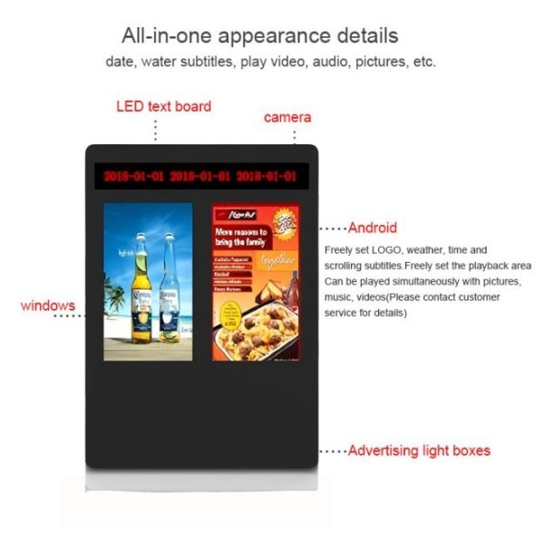 49 inch New Product Ultra Thin Android lcd display outdoor Price