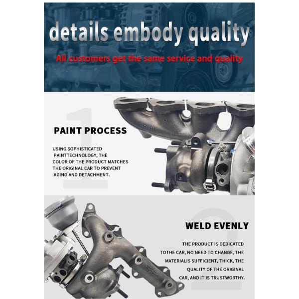 FAW-Volkswagen Magotan 2012-2016 exhaust manifold and exhaust gas turbine Turbocharger 03C145702M