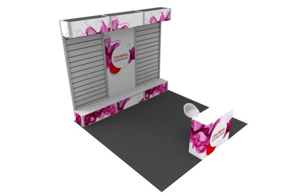 Wholesale custom printing 10*10ft tradeshow booth,exhibition booth trade show display