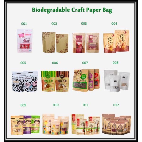 BIODEGRADABLE COMPOSTABLE, PLA, CORN STARCH PLA Stand Up Pouch Zipper Bag , Zipper Bag For Food, ECO FIRNEDLY, GREEN PAC