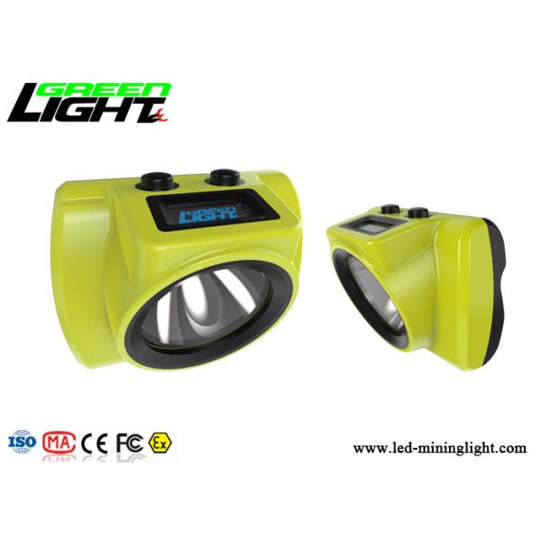 18000lux 385lum Cordless Led Miners Cap Lamp Tempered Glass Lens Transmittance 99%