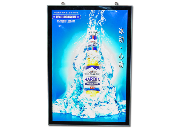 Commercial Indoor Or Outdoor LED Light Box 30mm Width 3D Point Laser Engraving