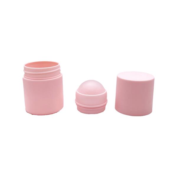 Customized Color 50ml PE/PP Essential Oil Plastic Roll On Bottle for Deodorant Refill