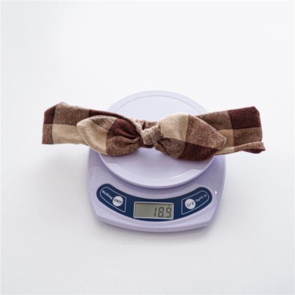 Christmas plaid rabbit ears hair band headband Japanese Korean women's stretch OEM LOGO accessories