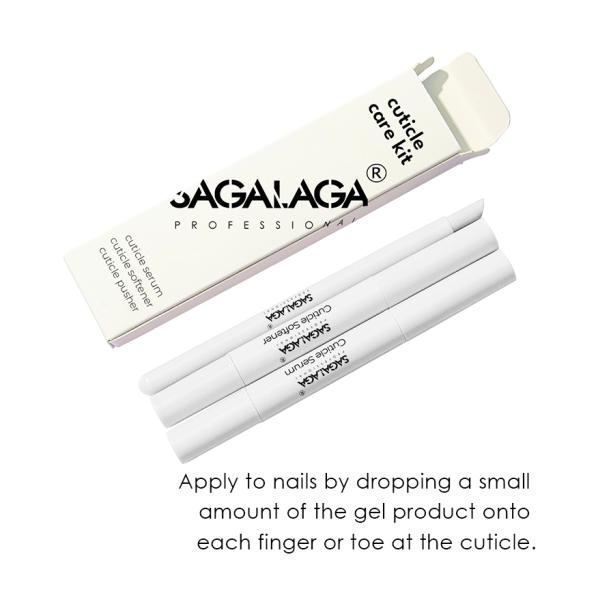 OEM Cuticle Remover Nail Cuticle Oil Pens With Pusher for DIY Nail Manicure for Nail Care Product 3 in 1 Cuticle Set Custom Logo