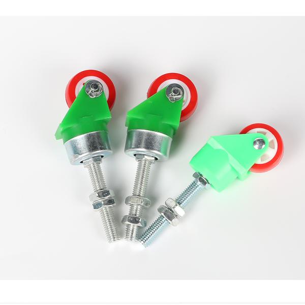 Glass machinery equipment accessories polyurethane waterproof universal wheel caster steering wheel M8M10 universal