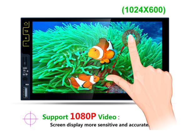 Full Touch 7inch Car Stereo K9b Double Din Car Stereo With Bluetooth And Navigation