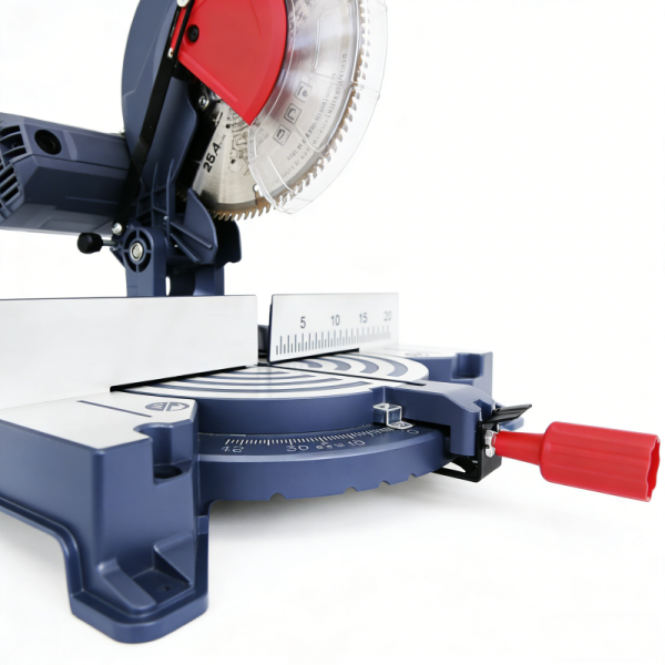 Electric Heavy Duty Industrial Miter Saw with 255mm Blade and 0-45 Cutting Angle for Precision Metal Cutting