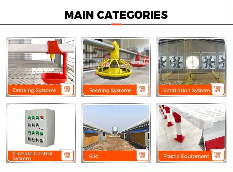 High Strength PP Poultry Pan Feeding System Anti Waste Design For Broiler Production