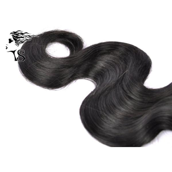 Body Wave Black Indian Remy Human Hair Extensions Grade 8A Full Ends No lice