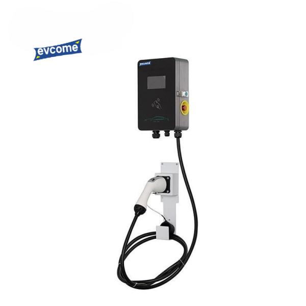 Level 2 Mode 2 Ev Charger Station 14KW 7kw Single Gun Type 2 Electric Vehicle Car