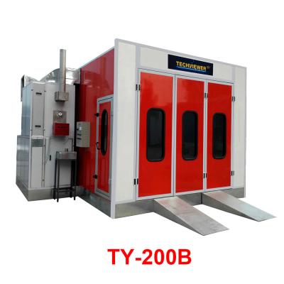 Anti pulverize as chamas a cabine da pintura do veículo com as portas centrífugas da dobra do fã 3 de 4kw 5.5KW