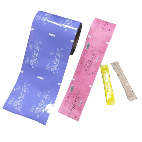 opaque laminated packing white coffee sachet stick pack film for sale