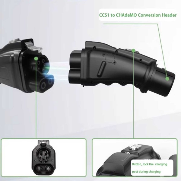 CCS1 To CHAdeMO EV Charging Adapters DC 1000V 250A Fire Resistant