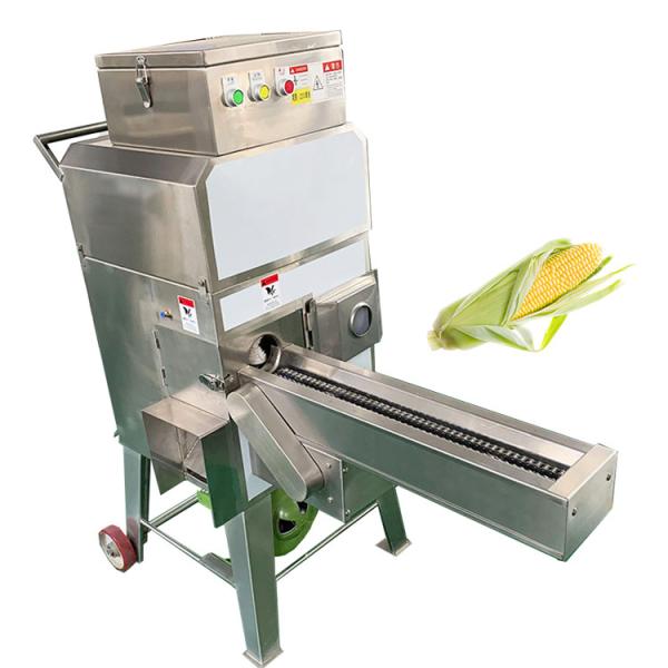 Commercial Farm Corn Thresher Machine With Conveyor Belt 500-600KG/H