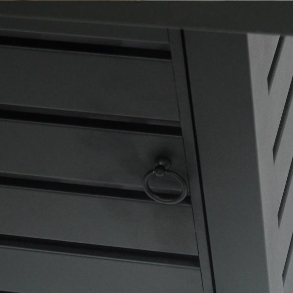 Garden Patio Outdoor Gas Square Fire Pit Black Ceramic Tabletop CSA