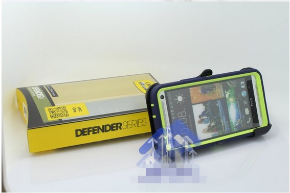 Ottered Red Outer Box Phone Cases Three Layers For HTC One