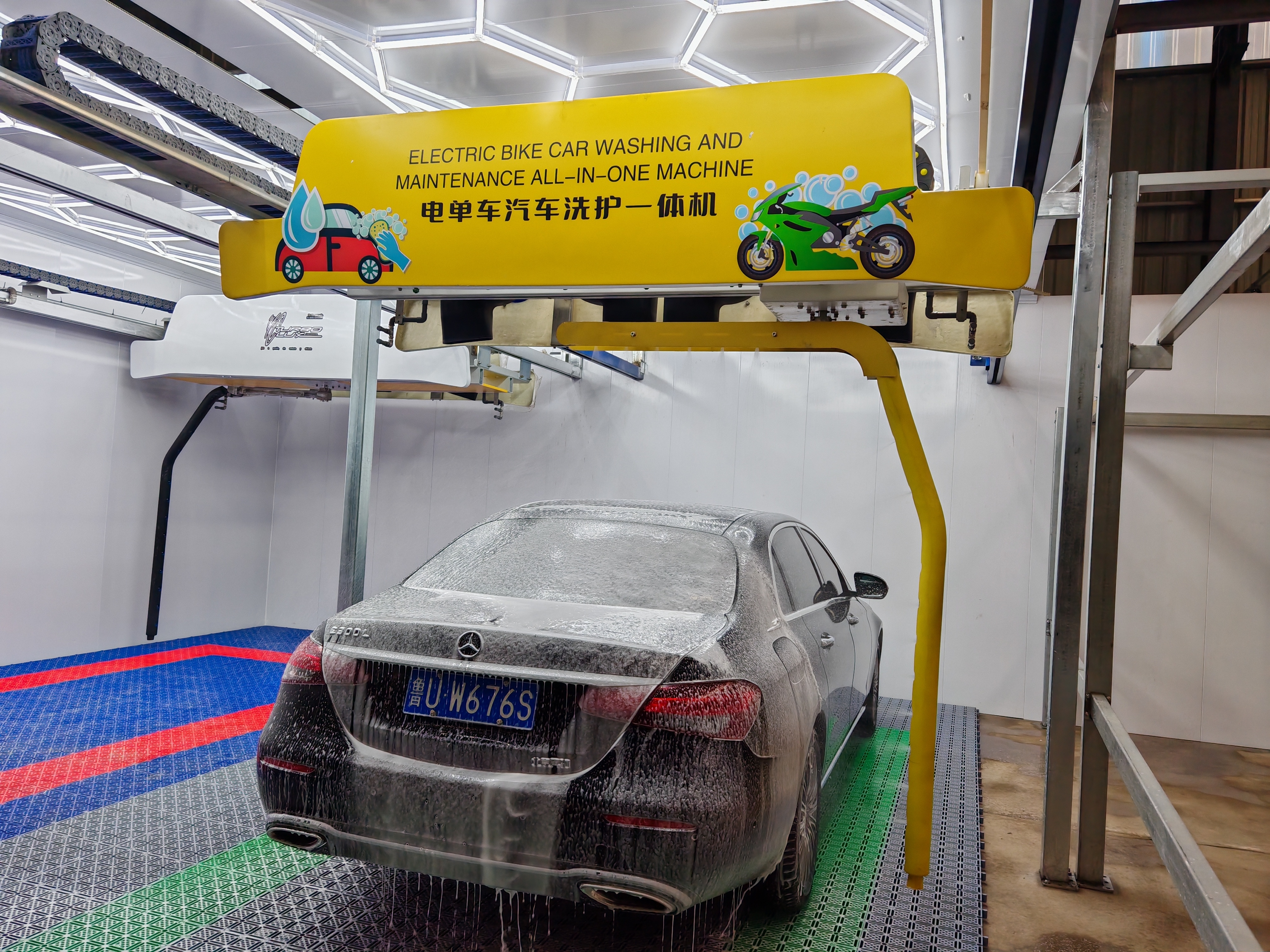 2-3 Minutes Automatic Touchless Car Wash Machine with drying blower system