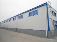 Edifícios modulares pré-fabricados de janelas de PVC para oficinas de armazém