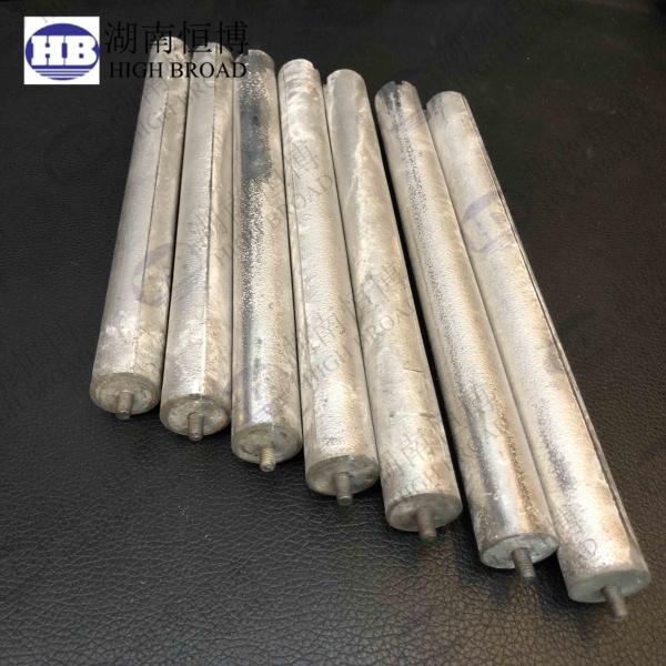 Zinc Alumínio AZ63 AZ31 Magnésio barras de ânodo 9mm-26mm Diâmetro resistente à corrosão maleável