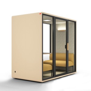 Compact Privacy Office Pod Acoustic Cabin Soundproof Booths OEM