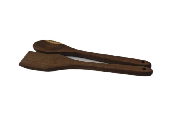Colher durável de cozimento de madeira do serviço da cozinha das colheres da acácia saudável para cozinhar