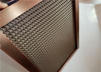 Pre - los paneles de malla de alambre arquitectónicos tejidos prensados con el marco versátil de la espina dorsal