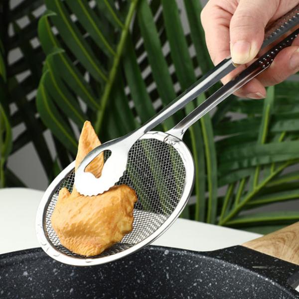 Oil Frying Filter Fried Food Clip Stainless Steel Houseware