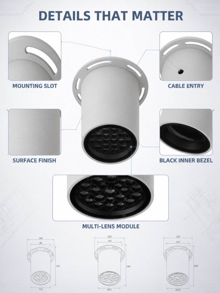 Weather Resistant Led Outdoor Wall Lights Aluminum Body Modern Design For Hotels Gardens