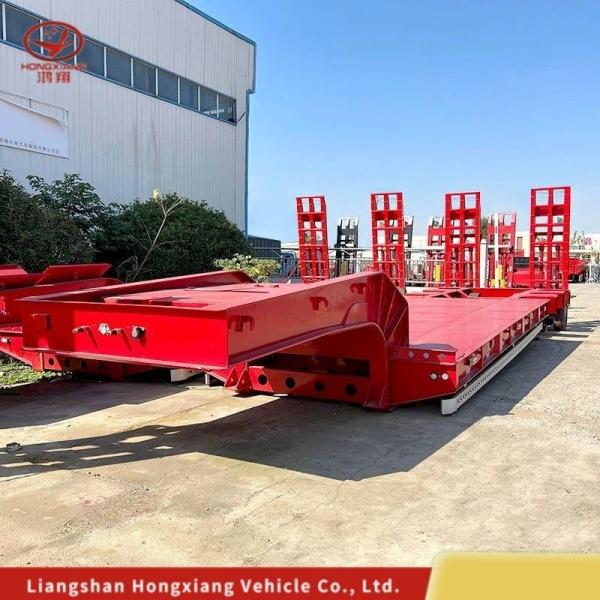 Wind Blade Transport Truck Trailer with Extendable Low Bed and Sturdy Steel Structure