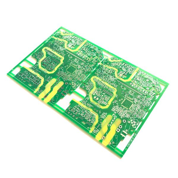 Rigid Fast Turn Black Soldermask PCB 1.55mm Hard Gold Finger 30u 6 Layer
