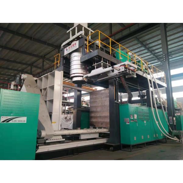 2 layers Electric Power Source HDPE Float Blow Moulding Machine for Production and Performance