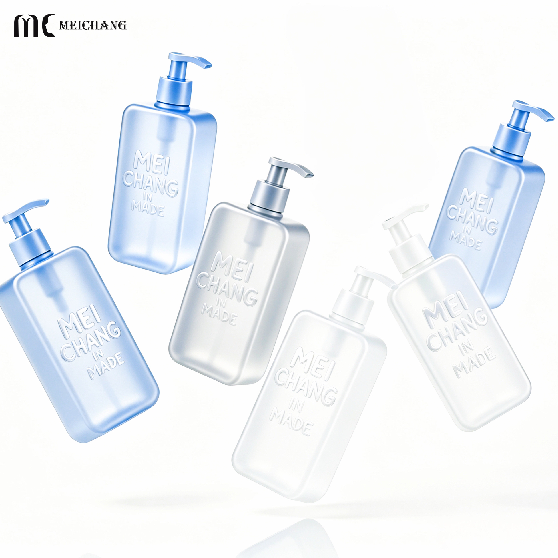 250ml/450ml/550ml/980ml Biodegradable PE Lotion Pump Bottle for Sunscreen & Body Care(MC-443)