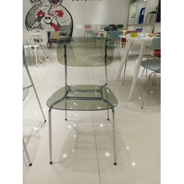 Resin Clear Acrylic Dining Chairs Less Bubbles Plastic Wedding Chair