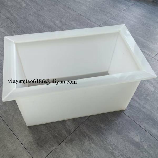 White PP Welded Chemical Storage Tank for Electroplating