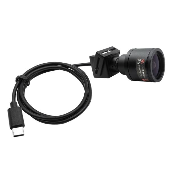 Cámara Mini USB con lente varifocal de 2.8-12mm 1080p HD 2MP Zoom manual para Android