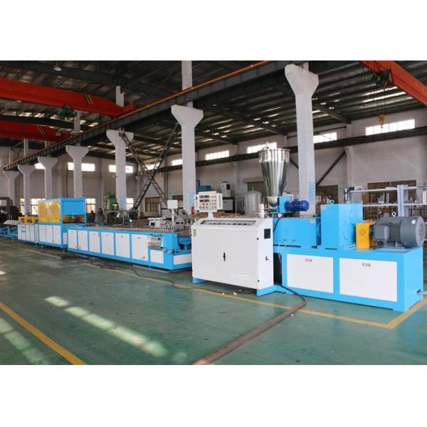 6 Cavity PVC Profile Extrusion Machine Plastic Corner Bead Making Machine