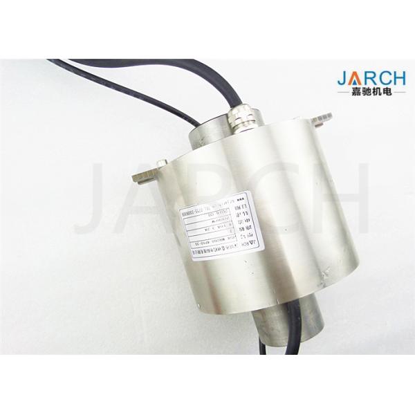 Shaft Mounted Through Bore Slip Ring 4 Circuits For Underwater 10 Meters Operation