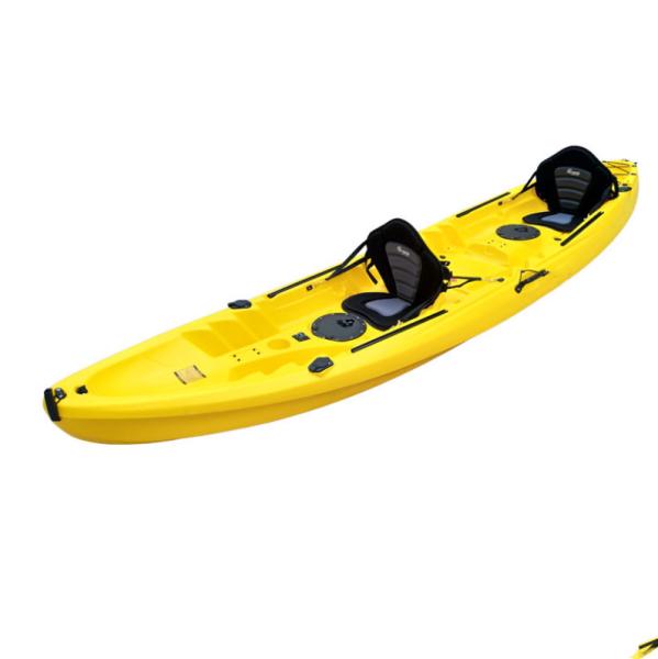 Kayaks con molde de rotación PE, de recreo sentado en la parte superior del kayak ancho 30 pulgadas