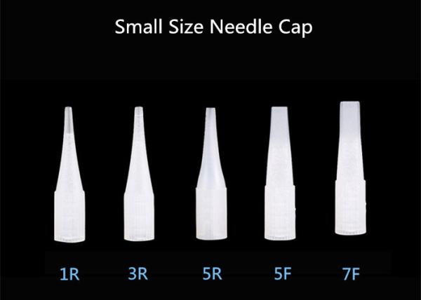 Small Size Needle Safety Cap Sets Tips For 1R / 3R / 5R / 5F / 7F Needles