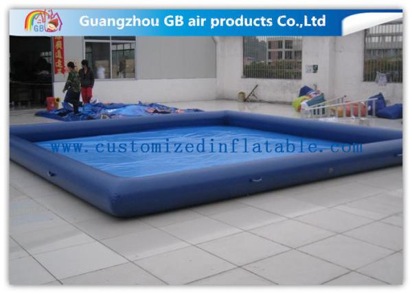 Rectangular Inflatable Swimming Pool Above Ground , Backyard Inflatable Pool For Family