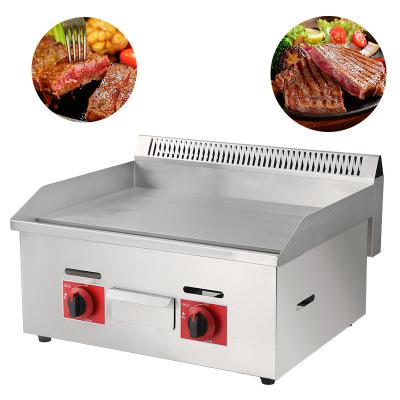 Silver White Industrial Hotel Gas Griddle Series 720 for Commercial Kitchen Equipment