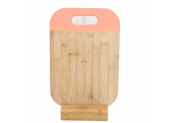 Customized Indoor Bamboo Works Cutting Board , Natural Wood Chopping Board