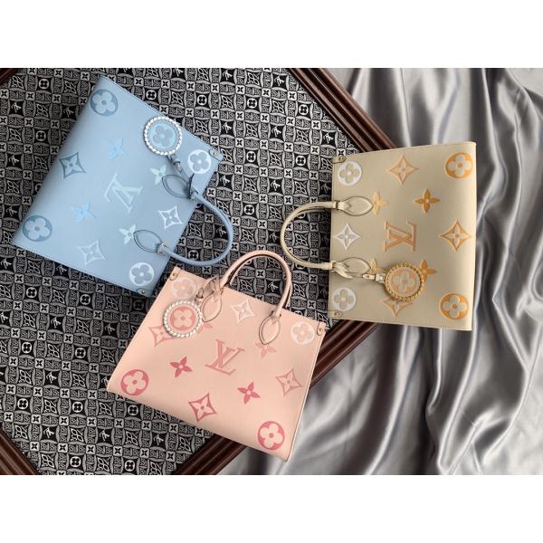 2WAY LV Branded Shoulder Bag Monogram OnTheGo MM Louis Vuitton