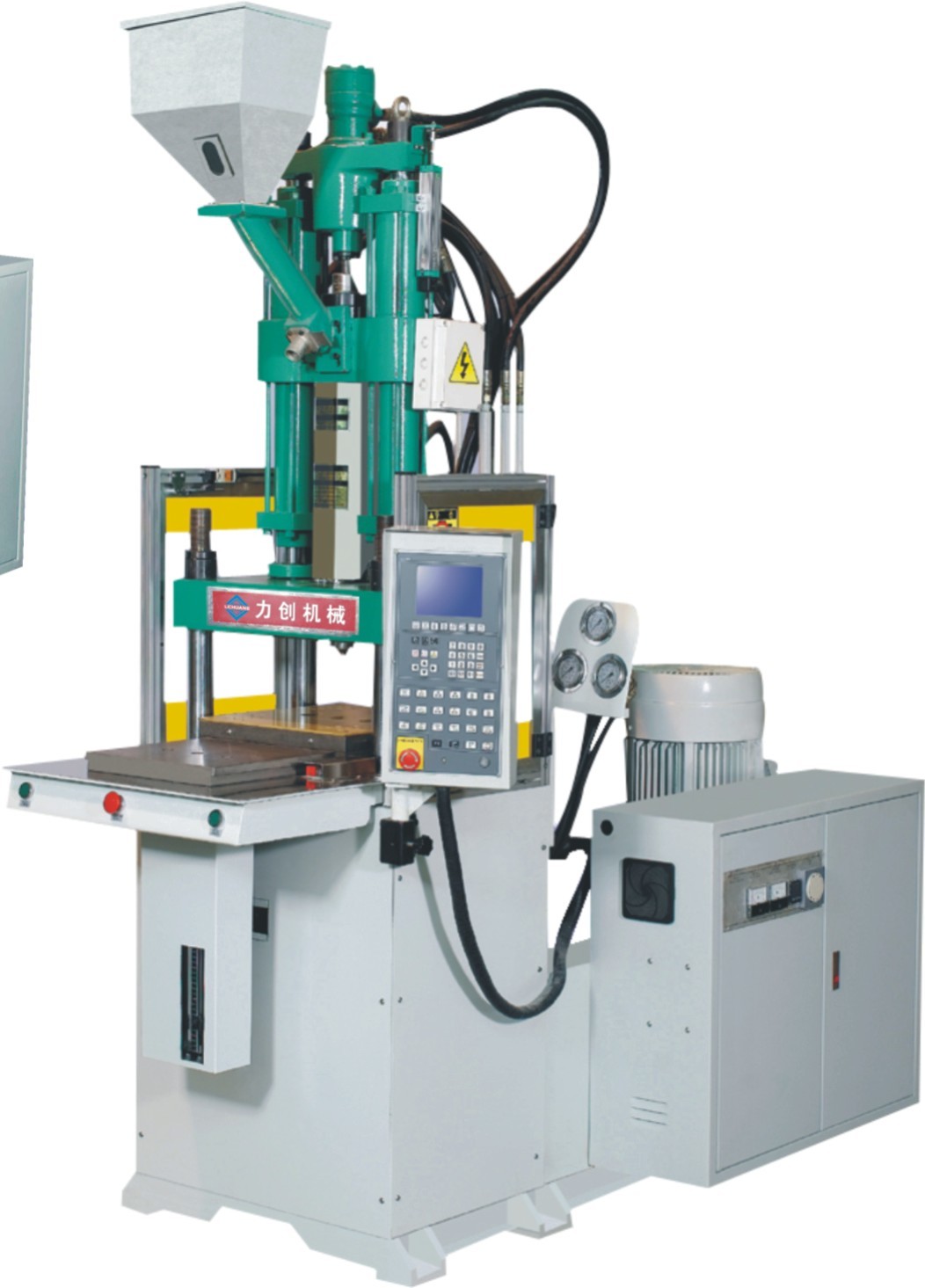 Vertical Clamping Single Slide Injection Molding Machine Efficient Insert Molding