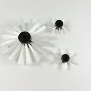 Brosse à nettoyer les joints de tuyaux industriels avec brosses flexibles 32 mm - 260 mm de diamètre