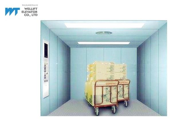 Load 1000KG Freight Lift Elevator / Small Freight Elevator Speed 1.0 M/S