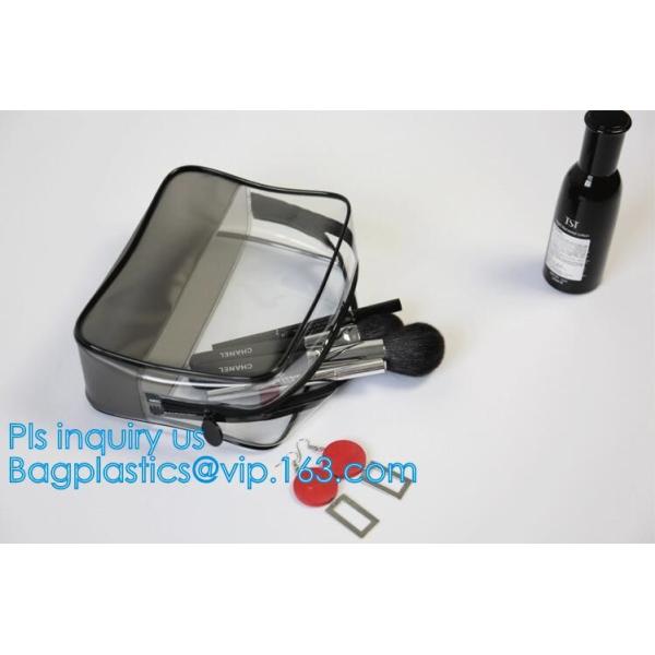 Макияжа PVC сумки мешка молнии держателя сумки мытья перемещения сумка большого ясная косметическая, макияж pvc прозрачной пластмассы молнии