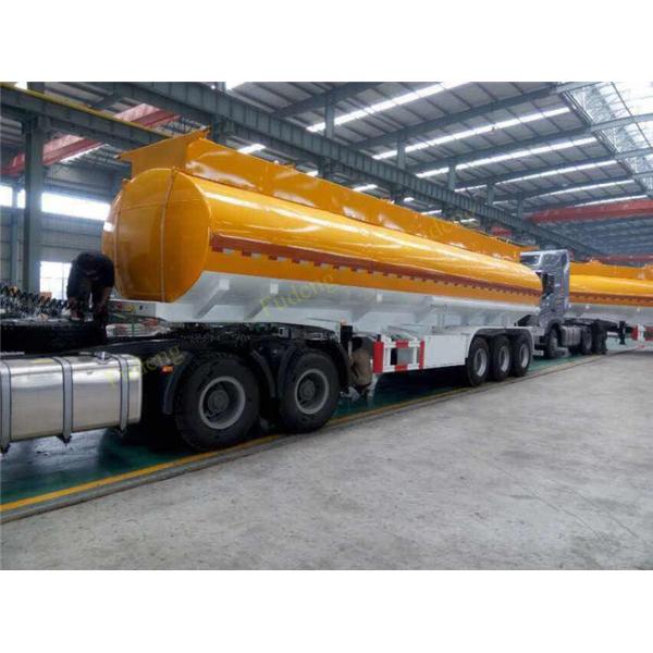 40cbm fuel tanker semi trailer , Stainless steel water tank semi trailer